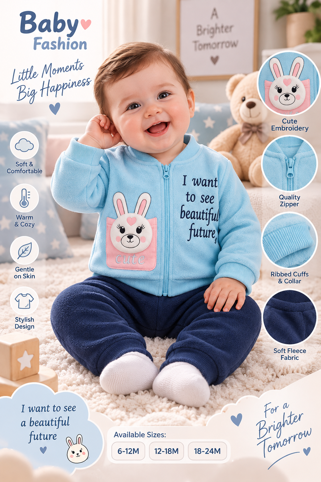 Baby Fleece Two-Piece Set