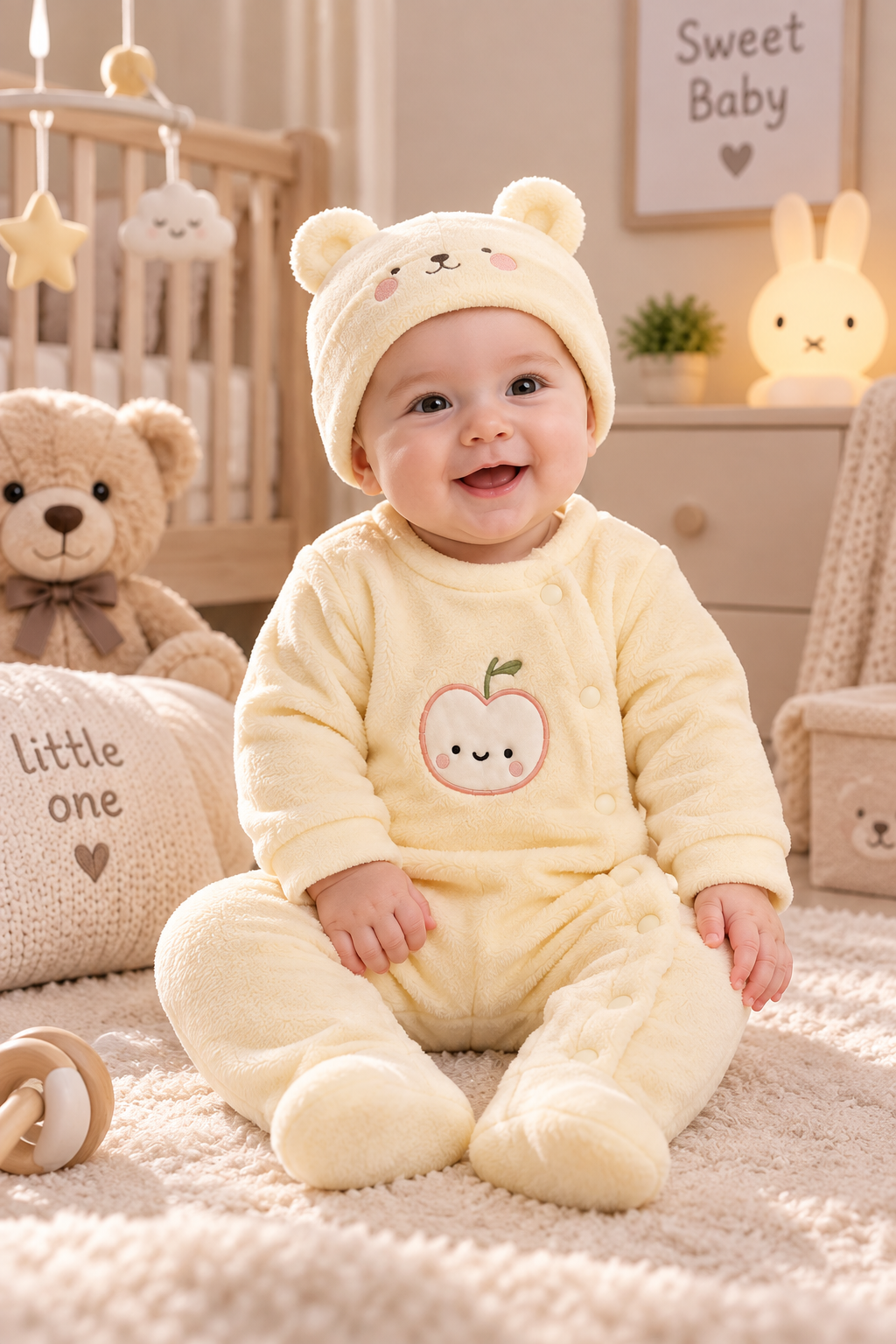 Baby Winter Fleece Romper