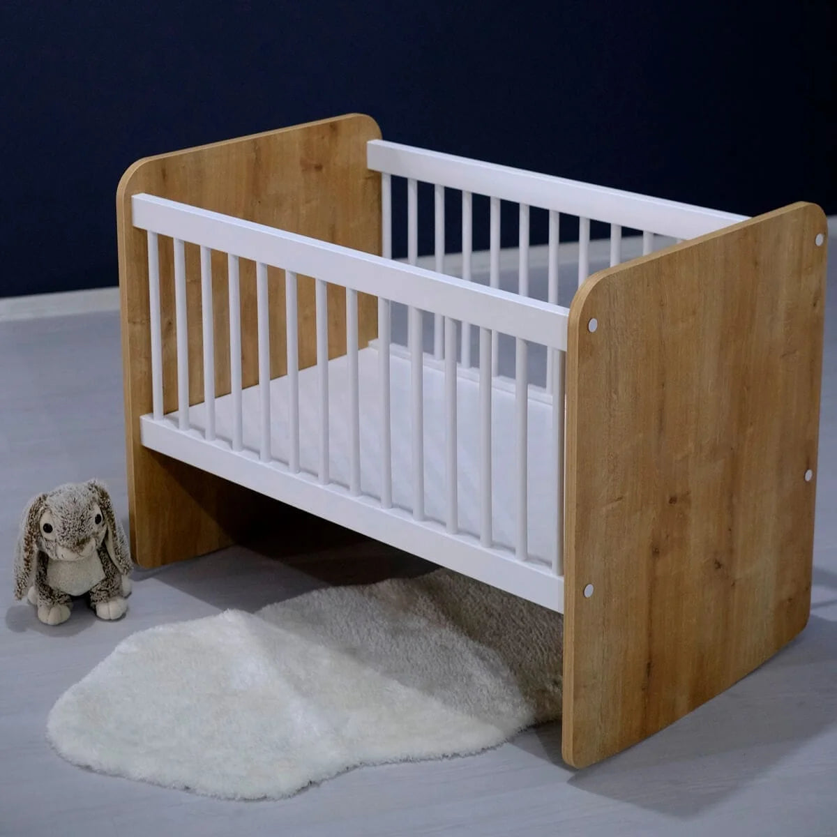BabyWhen 1011 Wooden Rocking Crib 50×90