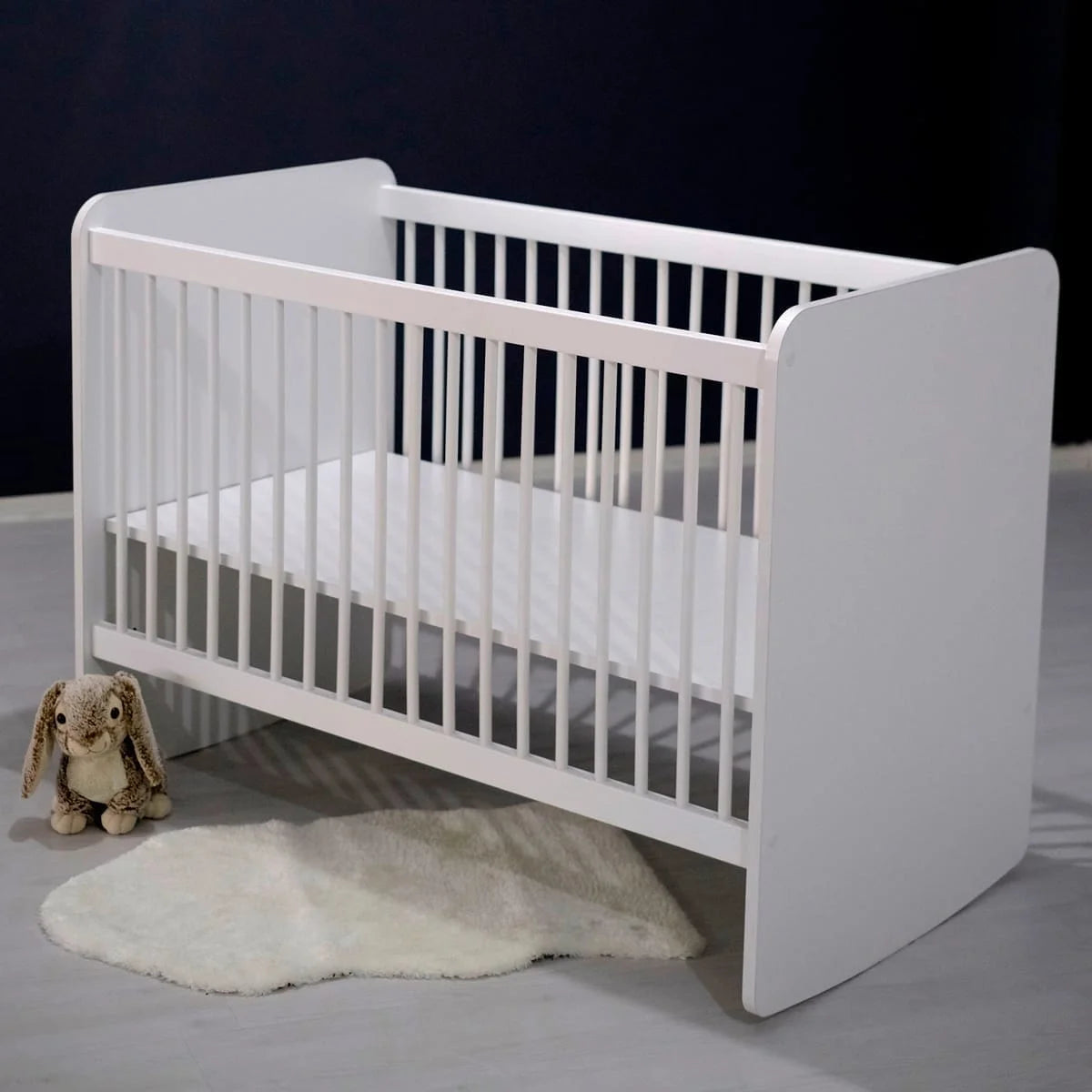 BabyWhen 1020 White Rocking Crib 120*60