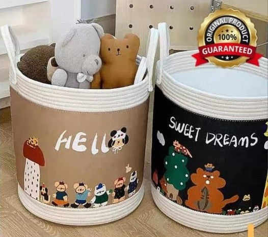 children's toy storage basket