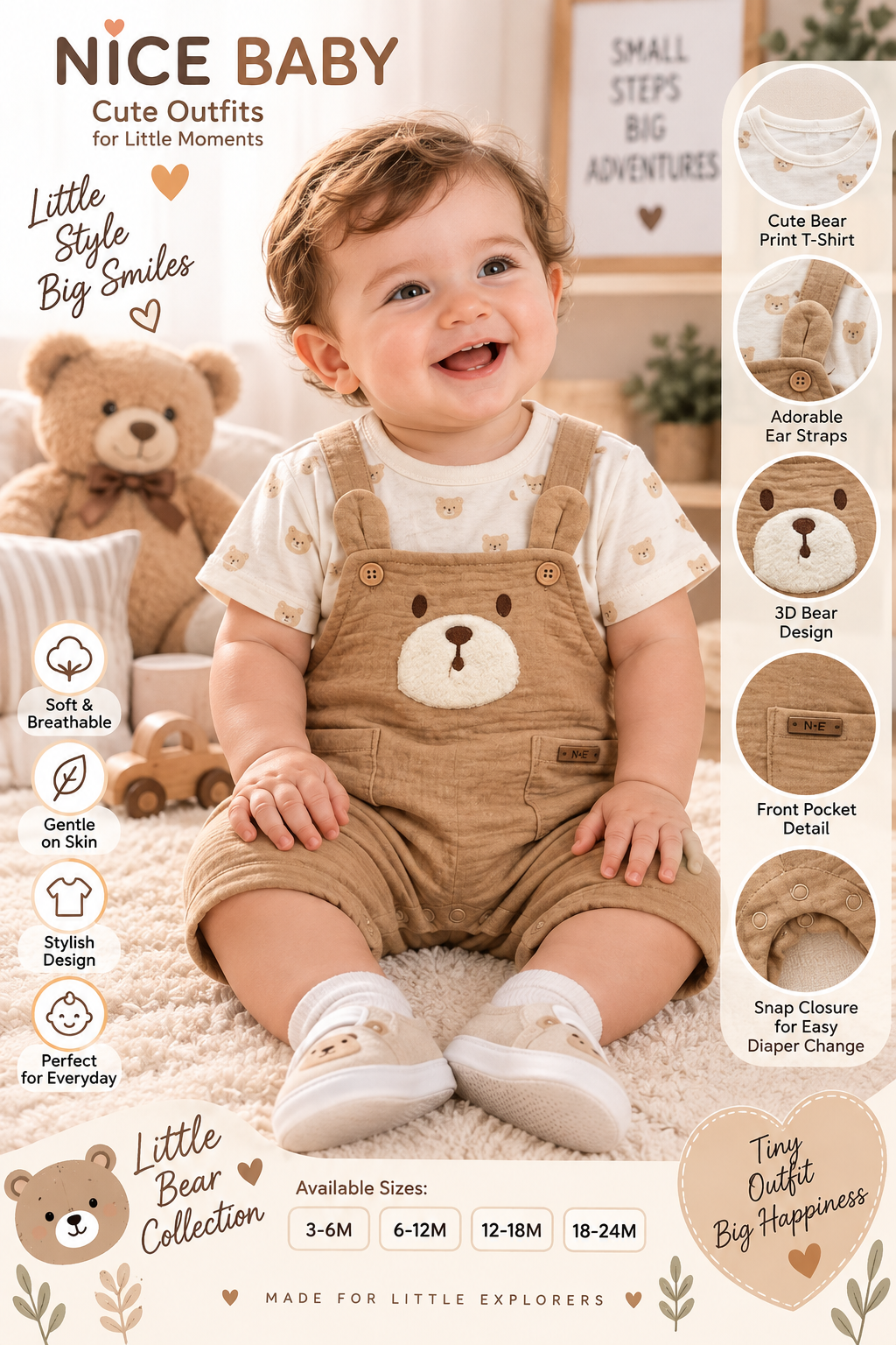 Baby Bear Two-Piece Set