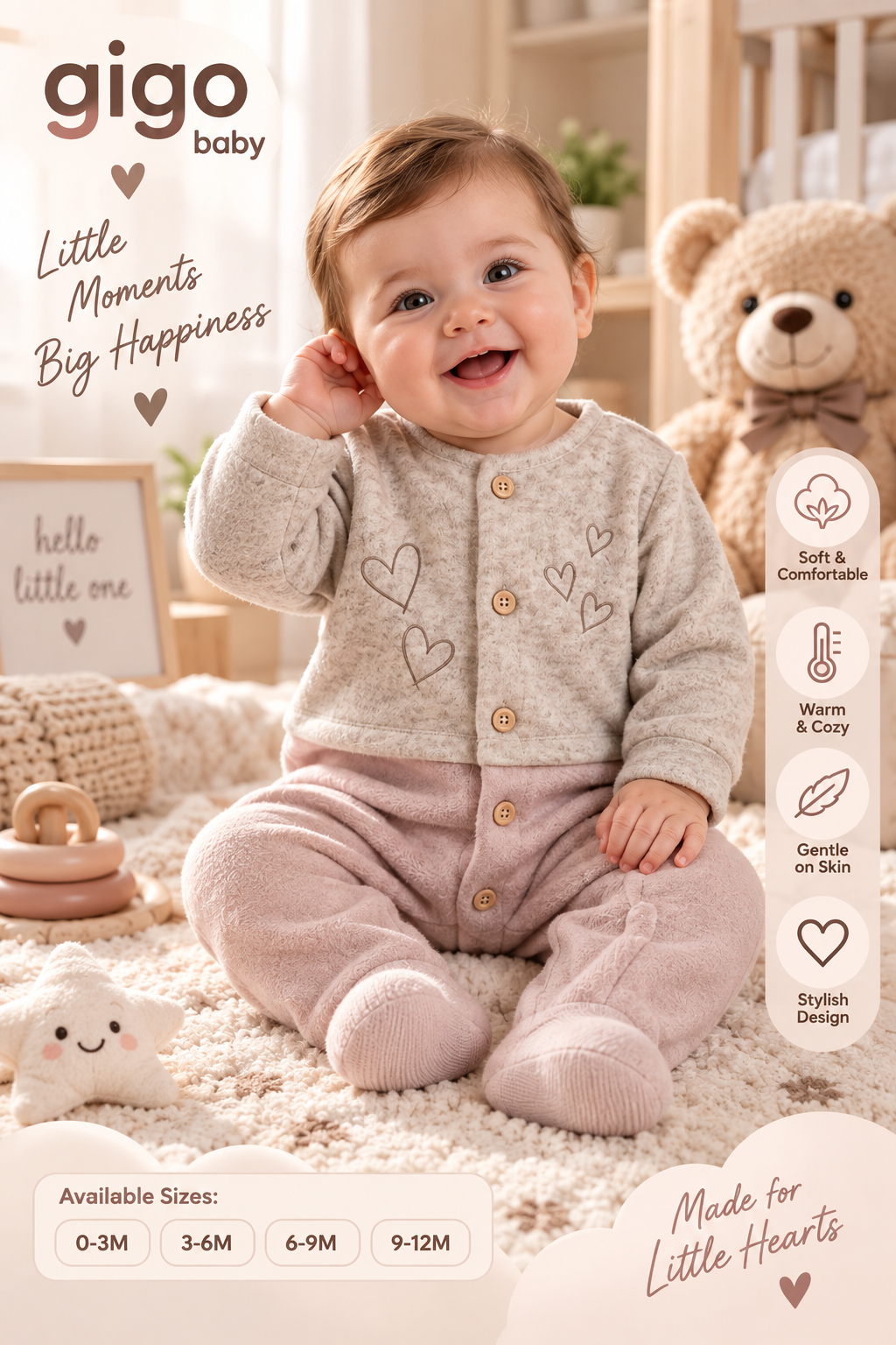 Baby Fleece Romper
