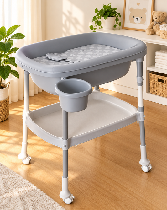 KIDILO 3-in-1 Baby Bath &amp; Changing Table
