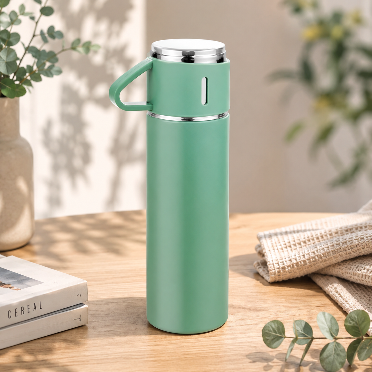 Mint Green Thermos Bottle
