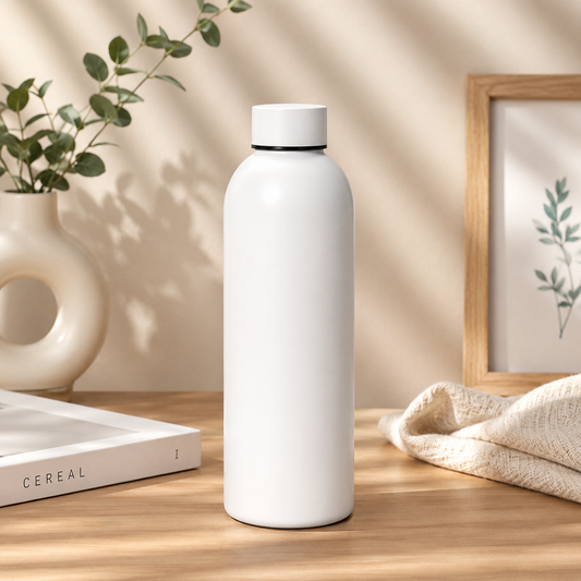 White Insulated Bottle