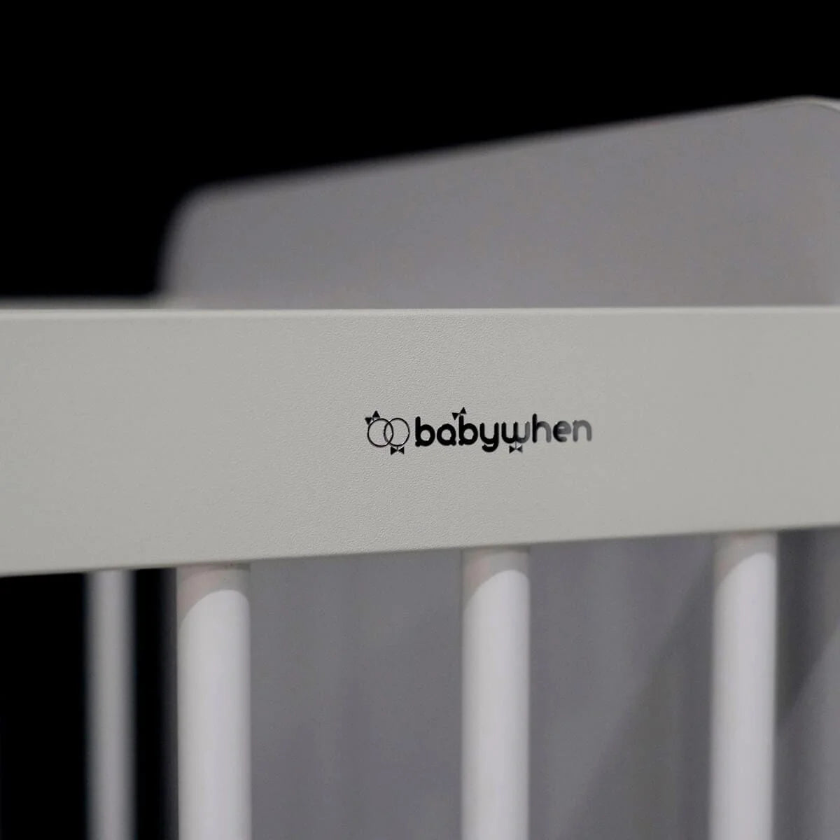 BabyWhen 1010 White Rocking Crib 50×90