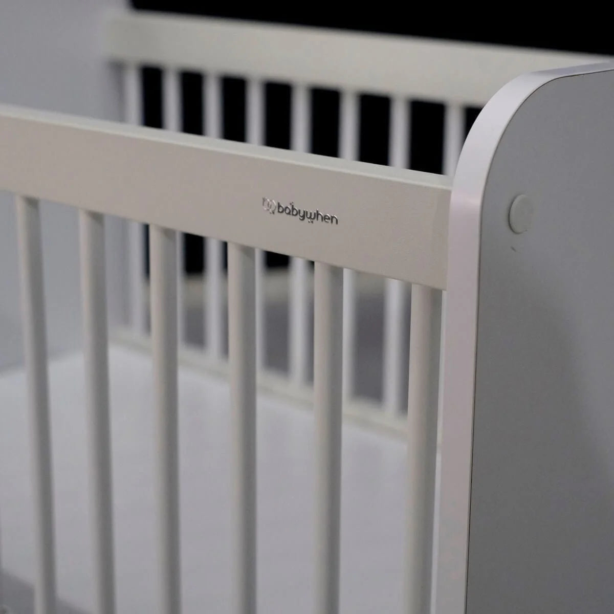 BabyWhen 1010 White Rocking Crib 50×90