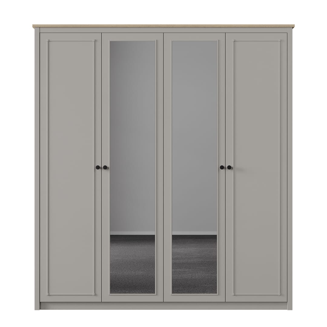 Almila Sento 4 Doors Wardrobe