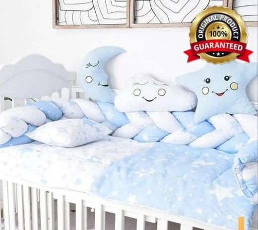 Bedspread table with pillows
