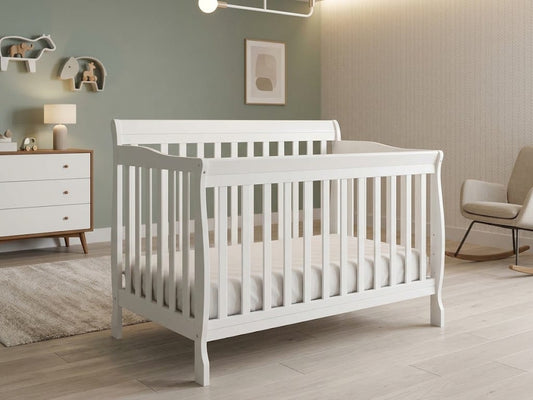 Alina  Baby Wood Bed