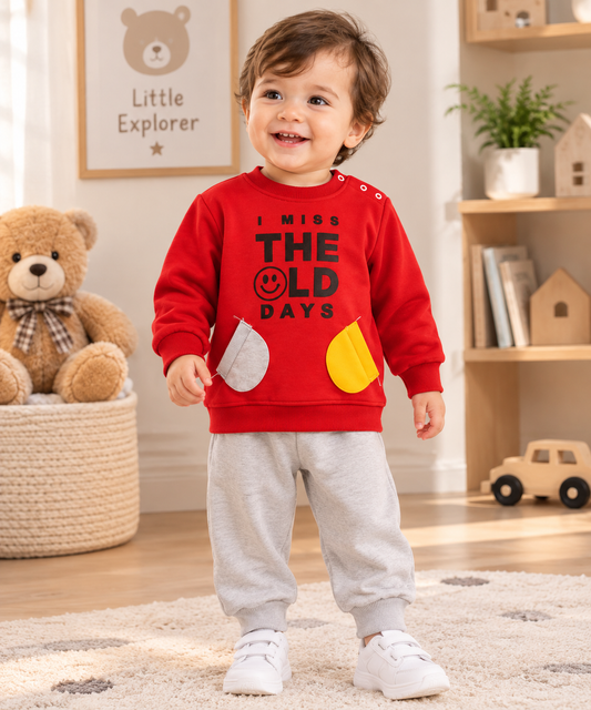 Kids’ Casual Sweatshirt &amp; Pants Set